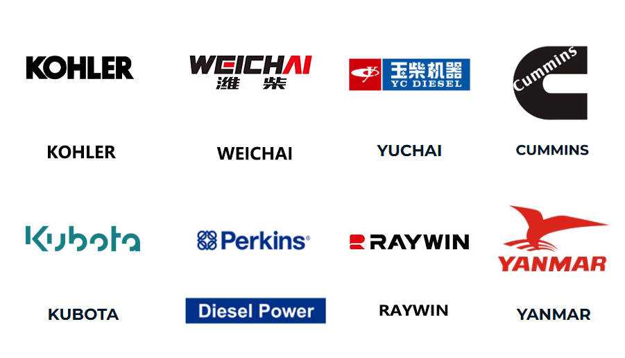 For customers requiring diesel-powered light towers, we offer a selection of high-performance engines from globally recognized manufacturers.