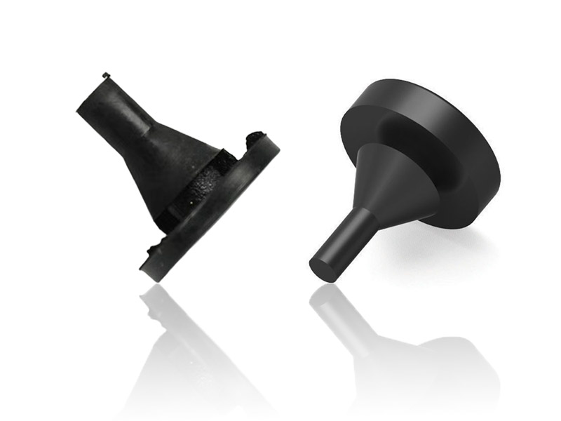 Rubber shock-absorbing pads