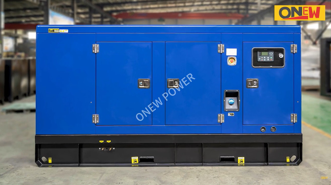 blue color diesel generator set