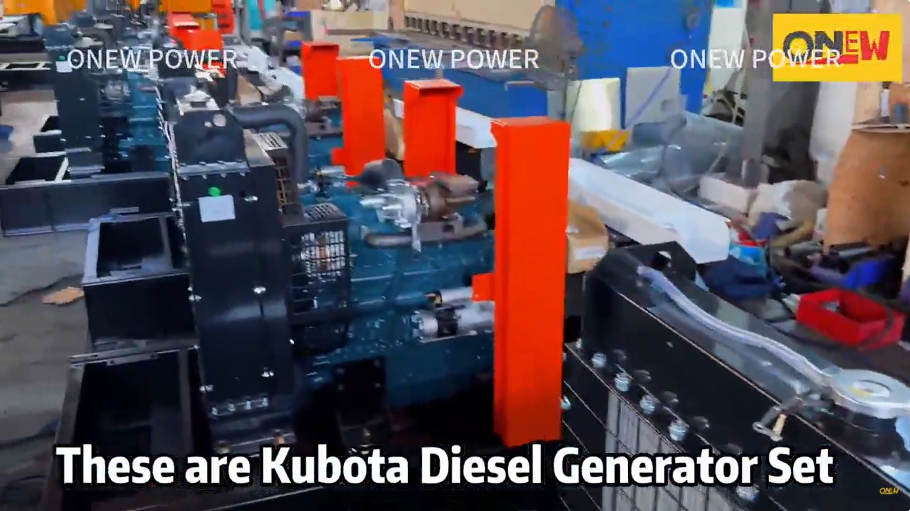 Kubota diesel generator set