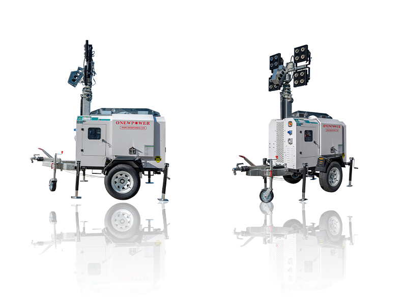 Portable Light Tower with Generator
