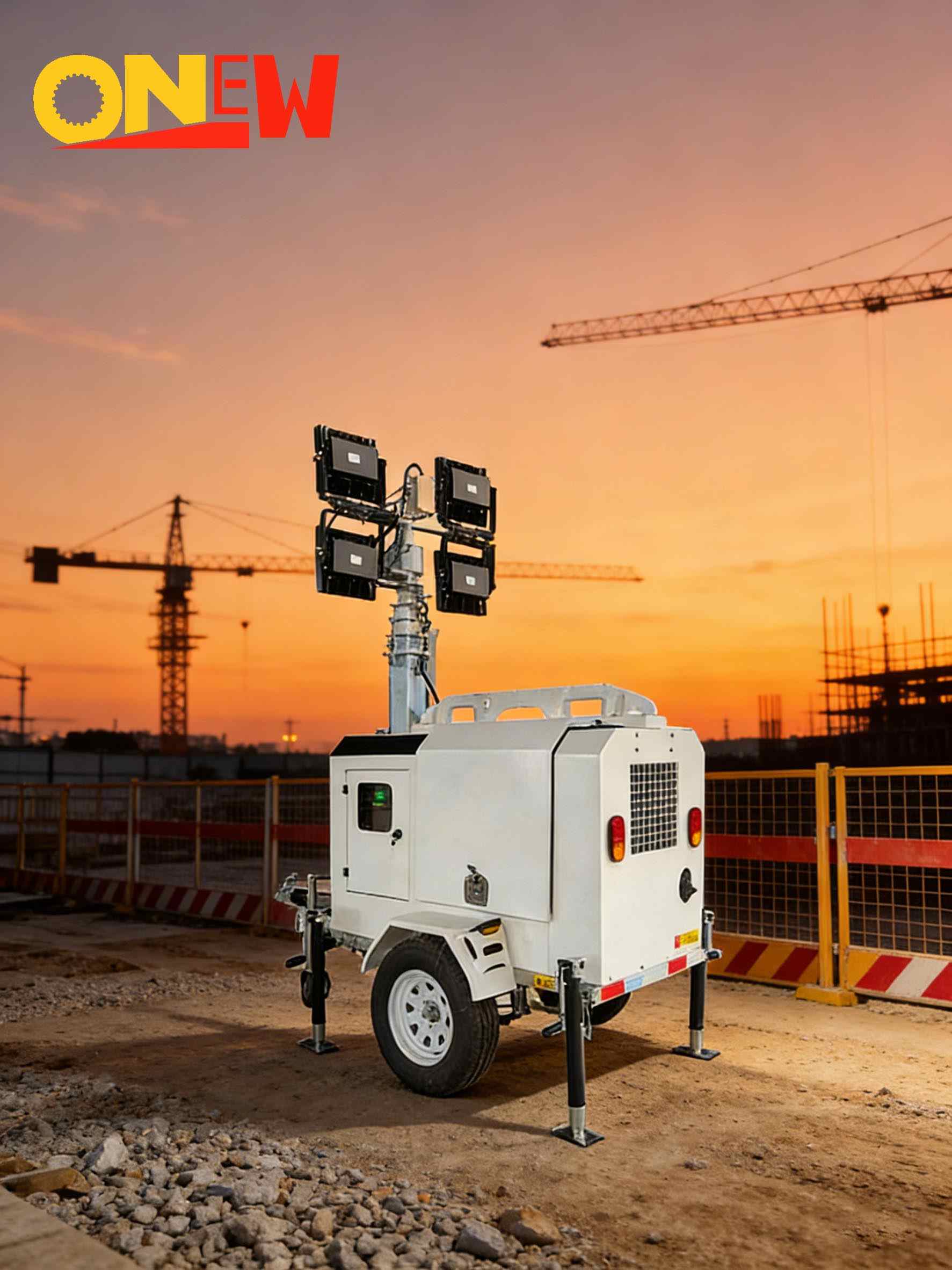 4x350 Watts LED Kubota Tower Light